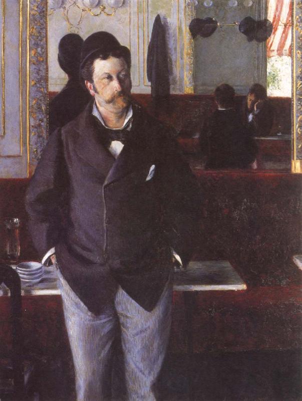 Gustave Caillebotte In a Cafe oil painting picture